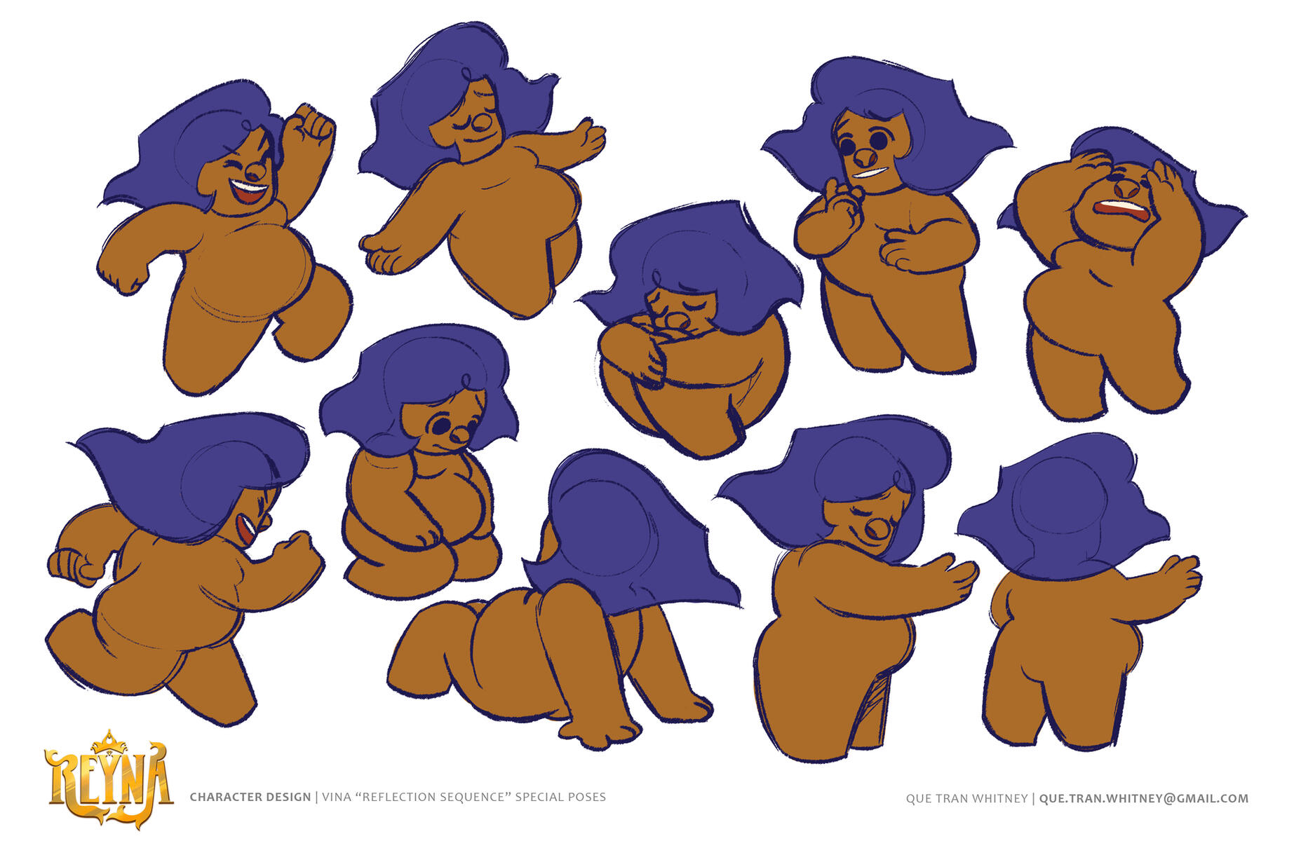 Reyna Vina Pose Sheet